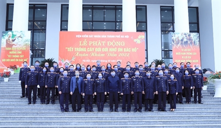 Viện KSND thành phố Hà Nội phát động phong trào “Tết trồng cây đời đời...